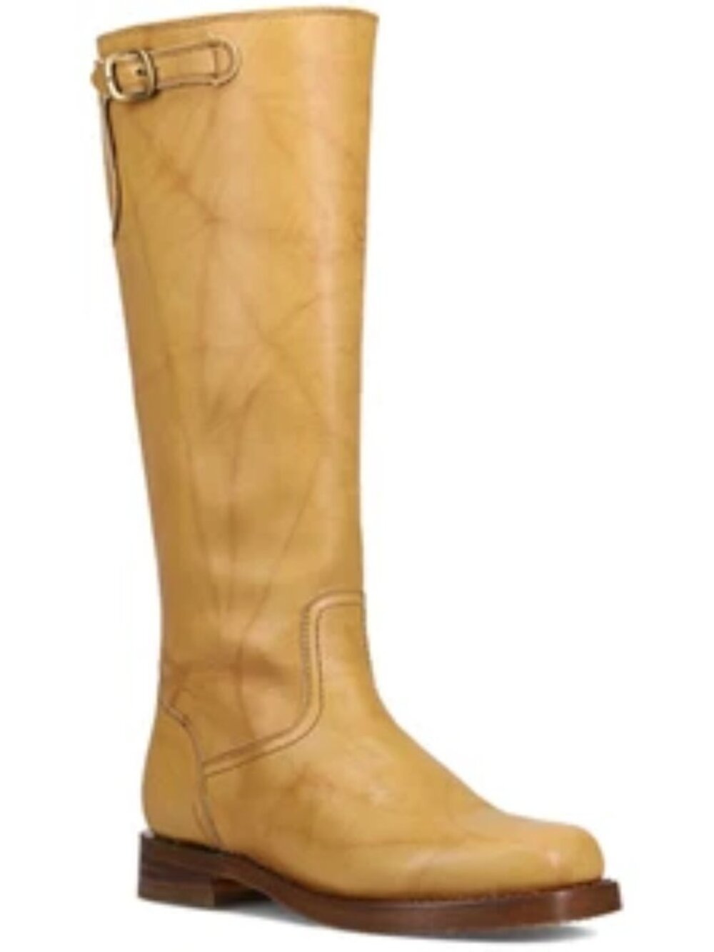 Frye Campus Low Heel Tall Riding Women's Boots Banana Size US 6.5 EU 37.5